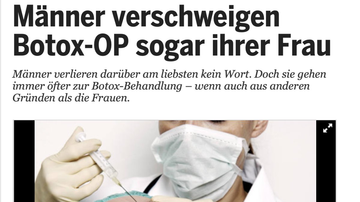 20 Minuten: Immer mehr Männer "spritzen" für die Karriere